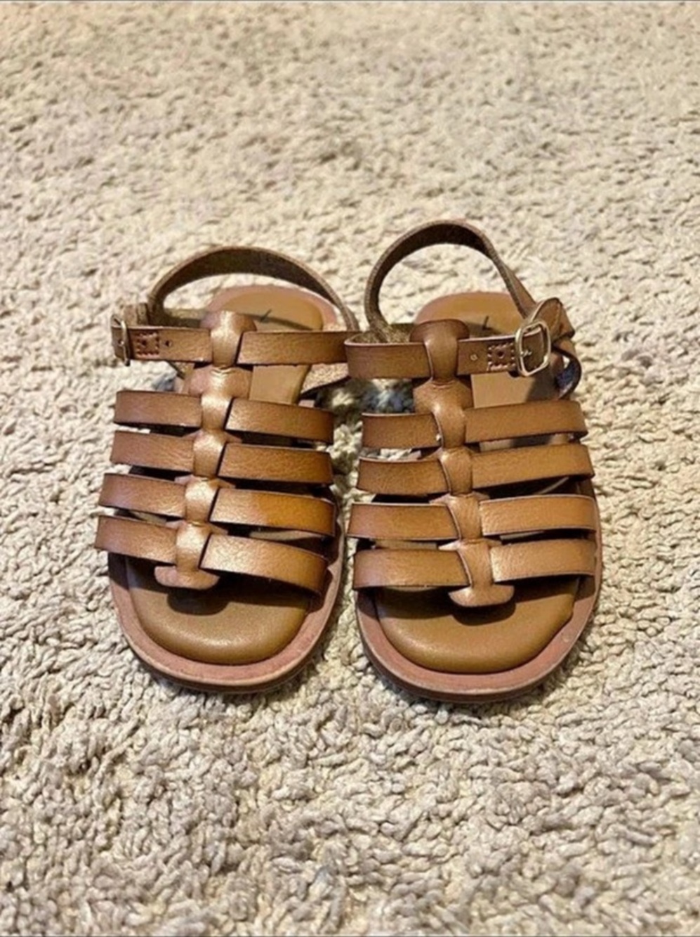 reef Strappy Flat Sandals Brown US 7